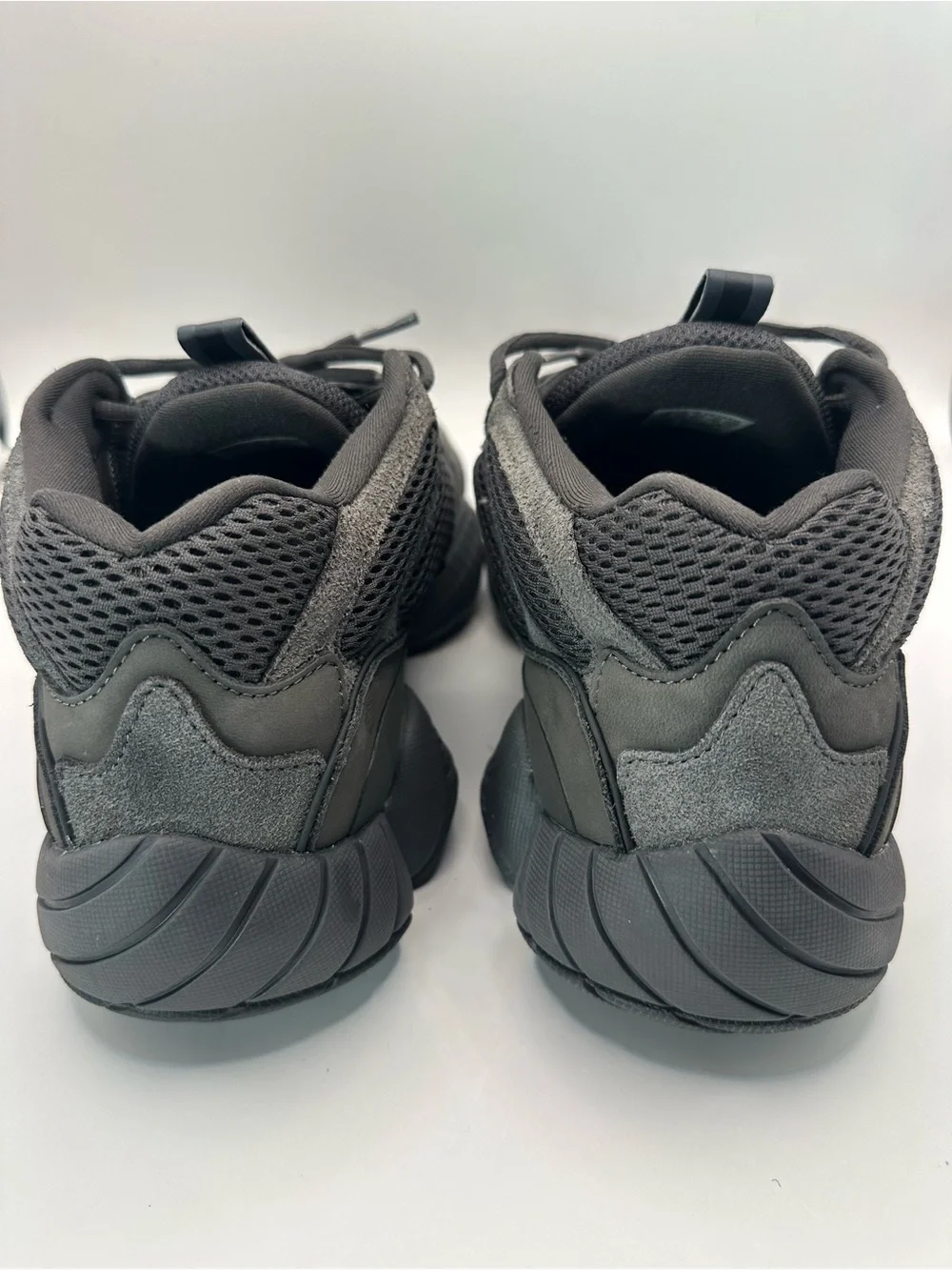 adidas Yeezy 500 Utility Black Men's Suede Mesh Athletic Sneakers size 11